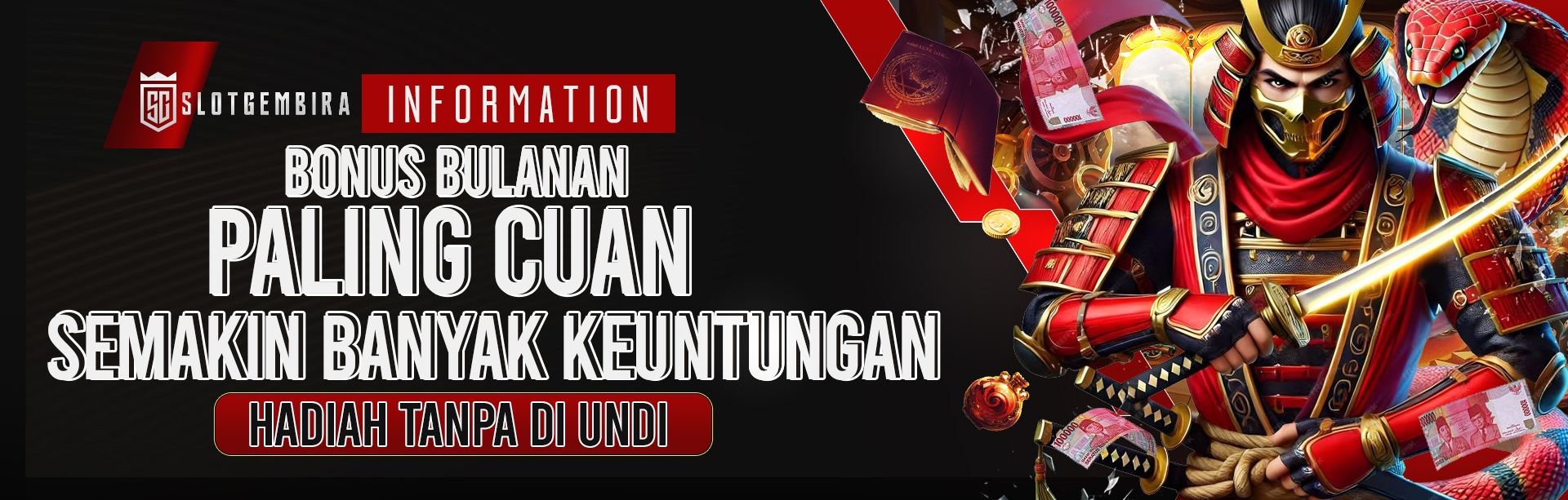 BONUS BULANAN PALING CUAN