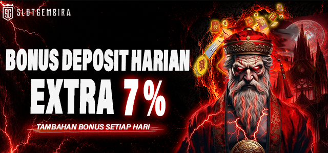 BONUS DEPOSIT HARIAN 7%